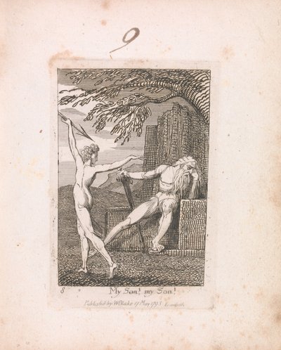 Per Bambini. Le Porte del Paradiso, Tavola 10, Mio Figlio! mio Figlio! da William Blake